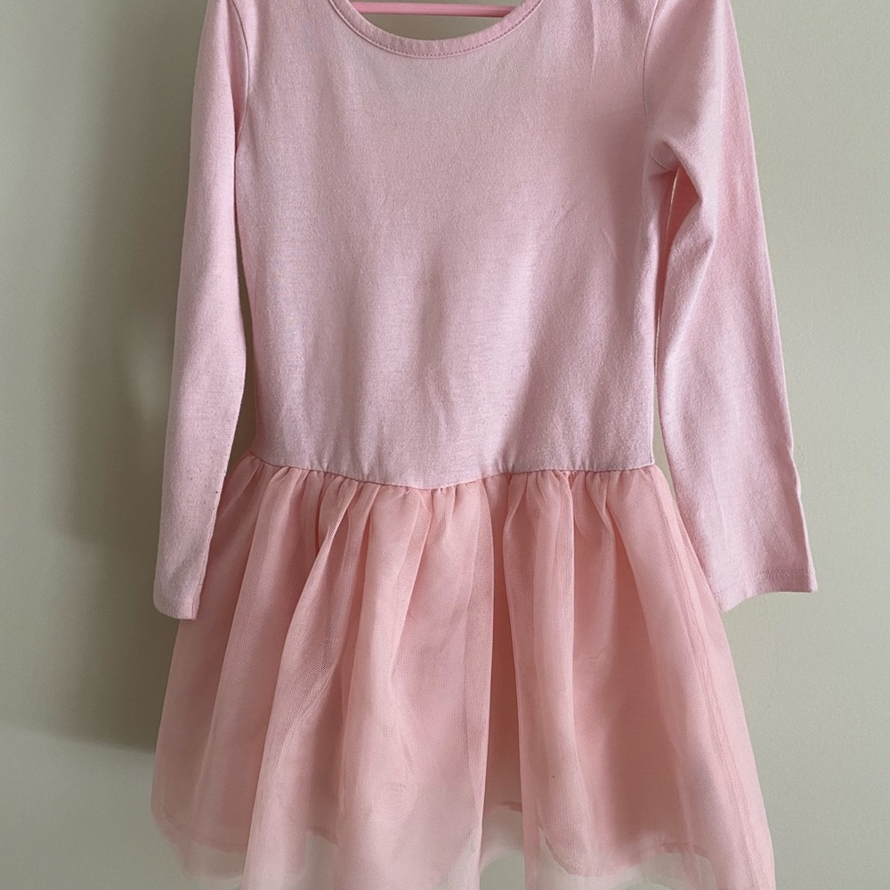 Old Navy pink tulle skirt dance dress 5